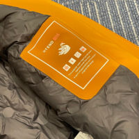 Vêtement d'extérieur en toile pour homme, parka isolée résistante à l'usure, veste d'hiver à capuche pour la randonnée et l'alpinisme, vente en gros