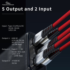 JOKO 2026 Banco de Energía Portátil Más Vendido de 30000mAh de Alta Capacidad con Carga Rápida QC22.5W PD20W, Micro USB y Pantalla LED para <span class=keywords><strong>Uso</strong></span> en Exteriores - Product Image 4