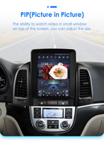 Autoradio Android vertical CARUPEZ 9,7 pouces pour Hyundai Santa Fe 2 2006-2012, navigation GPS, DSP, caméra de recul, CarPlay sans fil