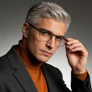 Montures de <span class=keywords><strong>lunettes</strong></span> optiques unisexes pour femmes et hommes, nouveaux modèles Vogue, <span class=keywords><strong>en</strong></span> fil de fer TR90 et caoutchouc, fabriquées par des marques de designers célèbres - Product Image 2