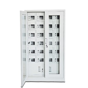 Charging Port Design Metal Mobile Phone Storage Locker Steel Cellphone Charging Locker Station - Product Image 6