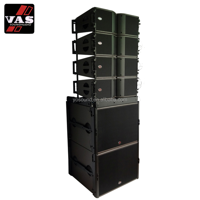 Professional Outdoor Concert Stage Dual 8 Inch Neodymium Speaker Line Array Speakers
