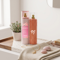 Flacon pompe cosmétique en plastique PET personnalisé de 250 ml, flacon de parfum à vaporisation fine pour le corps