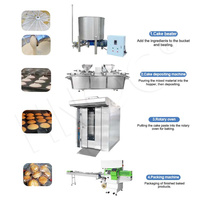 HNOC Ligne De Production De Muffin Semi-Industrial Bakery Machine de production Tiny Sponge Cake Pie Full Line of Cake Oven