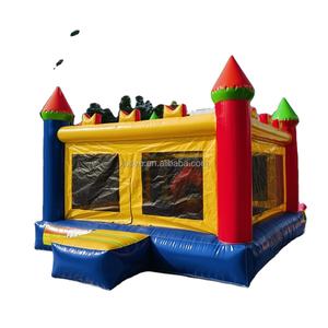 Castillo Inflable con Tobogán, Material de PVC, 4x4m, Ecológico, Uso Comercial, Entrada Segura, Barbacoas en <span class=keywords><strong>el</strong></span> Patio Trasero, <span class=keywords><strong>Camping</strong></span> - Product Image 2