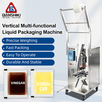 Machine d'emballage automatique intégrée pour la formation, le remplissage, le pesage, la scellage et la découpe de sachets de vinaigre, de sauce soja et de liquides purs