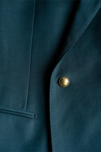 <span class=keywords><strong>Costume</strong></span> <span class=keywords><strong>Homme</strong></span> Formel Vert Foncé Coupe Slim Longueur Régulière Ensemble Complet 2 Pièces Blazer Pantalon de Luxe <span class=keywords><strong>Chic</strong></span> - Product Image 3