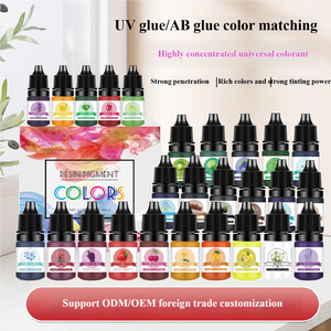 Pigmento de resina epoxi líquido al por mayor, 30 colores, 5 ml, pigmento de resina líquida altamente concentrado, tinte de resina para manualidades. - Product Image 4
