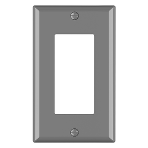 Fahint américain décoratif unipolaire plaques murales et cadres en plastique gris 1 Gang prise murale interrupteur plaque couverture dans la salle de bain - Product Image 1