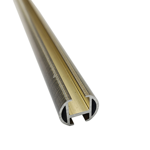 Thanh lịch Chic s-gấp im lặng nhôm Curtain Rod hệ thống đường sắt phong cách Chic kim loại rèm theo dõi - Product Image 4