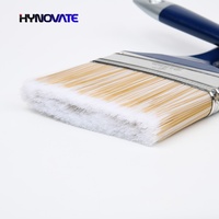 Pinceau de peinture à filament PET pur 100% bon marché d'usine ODM pinceaux muraux industriels bricolage OEM manche en plastique