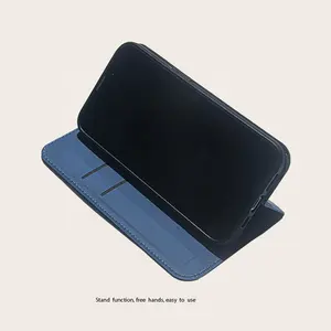 Evrensel cüzdan PU deri flip case para tutucu standı fonksiyonu TPU kapak için iphone 13