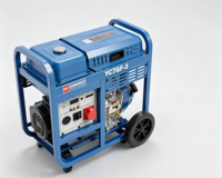 Yuchai 7kW/8kW Geräuscharmer Tragbarer Dieselgenerator Elektrischer Start 230V 1800 U/min Hocheffizient AVR Räder YC7GF-3