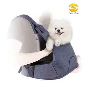 Proveedor de mascotas, mochila transpirable de moda, bolsa de transporte resistente al agua para perros y gatos