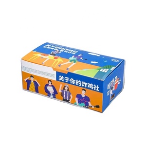 Caja de Hamburguesas Desechable Personalizada para Comida Rápida con Laminación Mate, Reciclable y Plegable para Pollo Frito y Papas <span class=keywords><strong>Fritas</strong></span> de McDonald's - Product Image 2