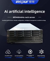 Serveur Rack 4U InSpur NF5468M6 prenant en charge 8 GPU, processeur Intel Xeon Scalable 3e génération, pour l'entraînement IA et le calcul d'entreprise - En stock