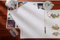Feuilles de papier anti-adhésif vierges en silicone pour ruban washi double face A4/A5 120g réutilisables