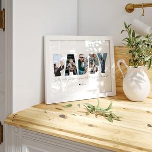 Cadeau de fête des pères DADDY Cadre photo en bois One-Piece Custom - Product Image 2