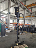 Tarière de terre Pièces de rechange Mini Skid Steer Attachments Tarière de terre hydraulique