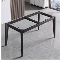 Table à manger Pieds de table basse en forme de Z Foshan Fabricant Vente directe Support en acier inoxydable pour salon et hôtel