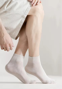 Wholesale Custom Logo Casual Men Knitted Anti-Bacterial <b>Socks</b> Summer Non-slip Cotton Breathable Fashion Sports <b>Sock</b> High Quality - Product Image 3