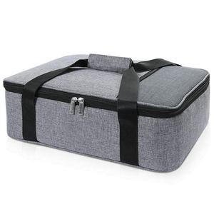 Plat à lasagna isotherme double BSCI Factory Expandable Lasagna Lugger avec support métallique pour les potluck, les pique-niques et les tailgates - Product Image 1