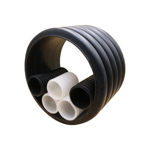 Proveedor 4 6 8 18 24 30 36 pulgadas polietileno <span class=keywords><strong>HDPE</strong></span> tubo corrugado para <span class=keywords><strong>alcantarillado</strong></span> drenaje enterrado <span class=keywords><strong>HDPE</strong></span> tubo corrugado de doble pared - Product Image 2