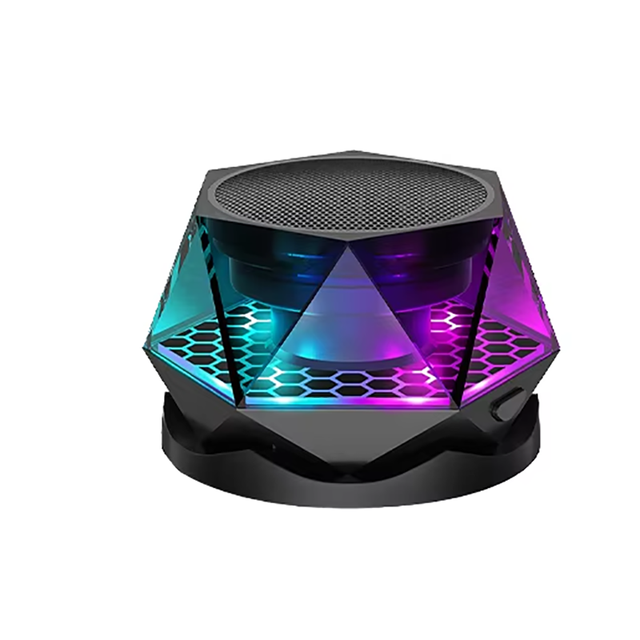 Mini Magnetic Wireless for 5.3 Portable Computer Speakers with RGB LED Lighting High Sound Subwoofer Car Audio Use Gifts