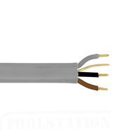 BVVB 2.5mm te Câble Plat Double et Terre 100m 50m 1.5mm Twin et Terre BS6004 Double Câble Plat
