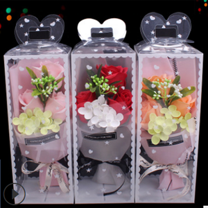 PVC transparent Valentine boîte d'emballage cadeau rouge à lèvres parfum anniversaire main boîte en gros - Product Image 4