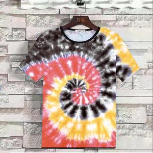 Nueva Llegada, MOQ Bajo, Camiseta Personalizada Barata <span class=keywords><strong>con</strong></span> Estampado 3D, Camiseta <span class=keywords><strong>con</strong></span> Estampado Psicodélico Tie Dye, Camisetas <span class=keywords><strong>con</strong></span> Estampado 3D Exquisito de Múltiples Diseños - Product Image 4