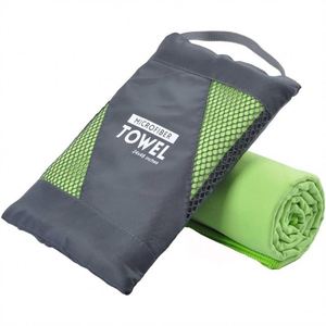 Portable Microfiber Solid Color Gym Beach Sports Towel-Quick-Dry Sweat Absorbent Reusable Easy Clean for Fitness Travel All Ages - Product Image 3