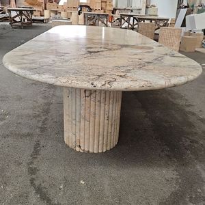Mesa <span class=keywords><strong>de</strong></span> Comedor <span class=keywords><strong>de</strong></span> Cuarzo Patagónico Natural <span class=keywords><strong>de</strong></span> Lujo YDSTONE, Base <span class=keywords><strong>de</strong></span> Piedra Translúcida, Mesa <span class=keywords><strong>de</strong></span> Cuarzo <span class=keywords><strong>Pandora</strong></span> para Proyectos <span class=keywords><strong>de</strong></span> Alta Gama - Product Image 1
