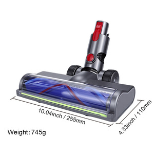 Tête de brosse motorisée pour aspirateur, pièces de rechange pour brosse à tapis et sols, compatibles avec <span class=keywords><strong>Dyson</strong></span> V7 <span class=keywords><strong>V8</strong></span> V10 V11 V15 - Product Image 5