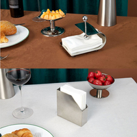 Boîte à mouchoirs rectangulaire carrée moderne personnalisée, imperméable, pour cuisine, hôtel, buffet, table à manger, porte-serviettes