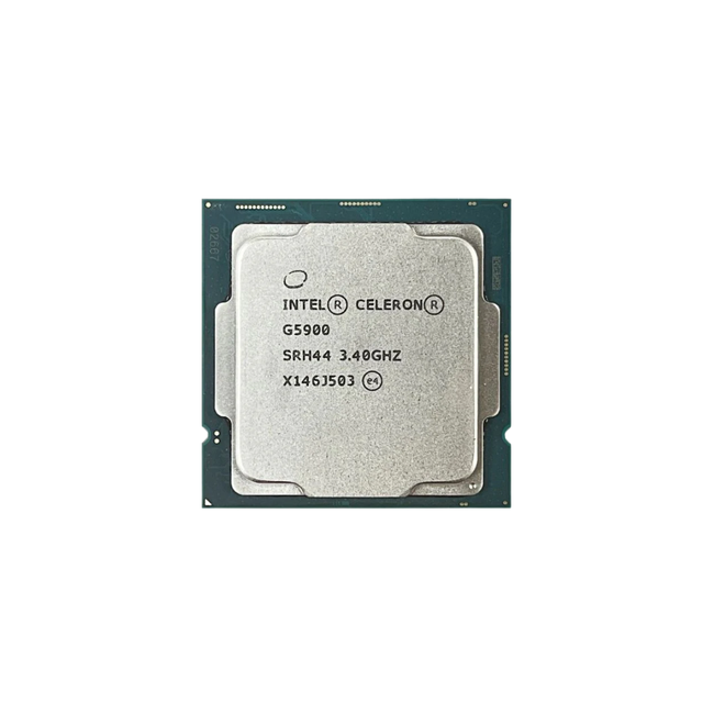 For Celeron G5900 Processor 2 Cores 2 Threads 3.40GHz LGA1200 4MB Cache 58W TDP Desktop