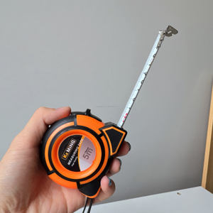 Sertifikalı ev kullanımı çocuklar ölçme araçları kauçuk yüklenici mezura emperyal metrik 3m 5m 7.5m 10m çelik ölçüm bandı - Product Image 1