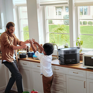 Delta2 Max + 400W Năng Lượng Mặt Trời Bảng Điều Khiển 2400W Trạm Di Động Khẩn Cấp Dự Phòng Nhà Ngoài Trời Cắm Trại RV LiFePO4 Pin Đèn Pin - Product Image 5