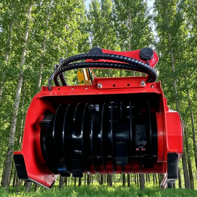 Heavy-Duty Forestry Drum Mulcher for Land Clearing and Vegetation Management