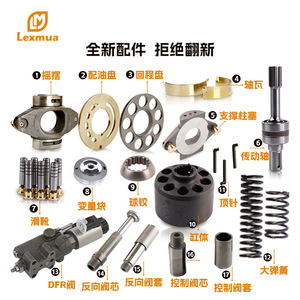 Pièces de pompe à piston hydraulique Shangze : bloc-cylindres avec pistons, patins et plaque de distribution pour remplacement de pompe axiale - Product Image 3