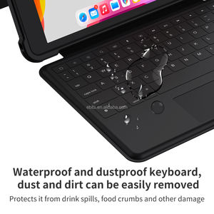 Clavier magnétique ultra-léger détachable pour iPad 10,2 pouces avec modes de visualisation, pavé tactile plus grand et précis, étui clavier 10,2e génération - Product Image 3