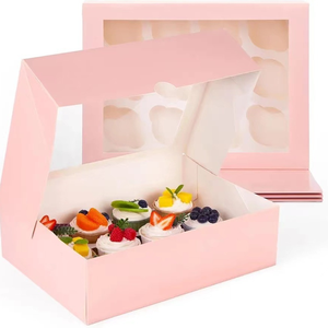 Boîte en papier Gamafen 12 pièces, boîte à gâteau intégrée de style occidental, boîte à dessert de style occidental, boîte à <span class=keywords><strong>chocolat</strong></span>, boîte à tarte aux œufs, boîte cadeau - Product Image 3