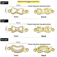 Fermoir de collier de perles XD p2970, fermoir en coquillage naturel, fil accessoire, connecteur en argent 925, fermoir de bracelet perlé fait main DIY