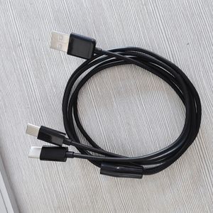 1M USB <span class=keywords><strong>2.0</strong></span> Một Cáp Đôi Usb Loại C Nam Y Splitter - Product Image 3