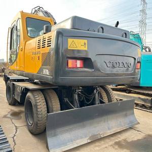 Excavadora de ruedas <span class=keywords><strong>Volvo</strong></span> <span class=keywords><strong>EW170</strong></span> usada de marca sueca original en buen estado para trabajos de construcción a bajo precio a la venta - Product Image 5