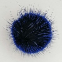 En gros bas prix 3 4 5 cm réel vison fourrure pom pom boule de pompon pour pince à cheveux accessoires de chaussures