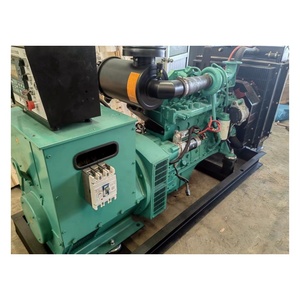 Générateur synchrone monophasé AC industriel 128 kW 160 kVA diesel avec silencieux et commutateur de transfert automatique - Product Image 2
