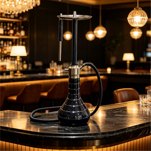 Chicha arabe nouveau design 3 couleurs portable LUCKA, ensemble chicha de luxe russe 64CM, stylo chicha en stock - Product Image 5