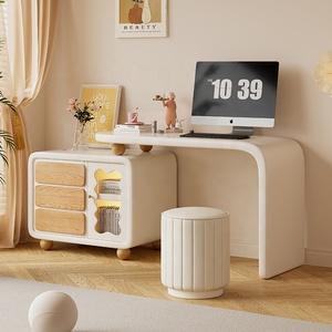 Salle de bain style crème <span class=keywords><strong>pas</strong></span> <span class=keywords><strong>cher</strong></span> 3 tiroir <span class=keywords><strong>en</strong></span> <span class=keywords><strong>pin</strong></span> armoire de rangement <span class=keywords><strong>en</strong></span> bois <span class=keywords><strong>massif</strong></span> maquillage vanité <span class=keywords><strong>commode</strong></span> moderne avec miroir et lumières led - Product Image 2