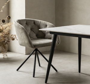 Silla <span class=keywords><strong>de</strong></span> Comedor Giratoria <span class=keywords><strong>de</strong></span> Terciopelo <span class=keywords><strong>de</strong></span> Lujo Moderno, Silla <span class=keywords><strong>de</strong></span> Cocina y Restaurante Giratoria <span class=keywords><strong>de</strong></span> 180 Grados, <span class=keywords><strong>Sillas</strong></span> <span class=keywords><strong>de</strong></span> Comedor Tapizadas - Product Image 3
